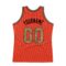 Custom Orange Camo-Old Gold Authentic Throwback Basketball Jersey