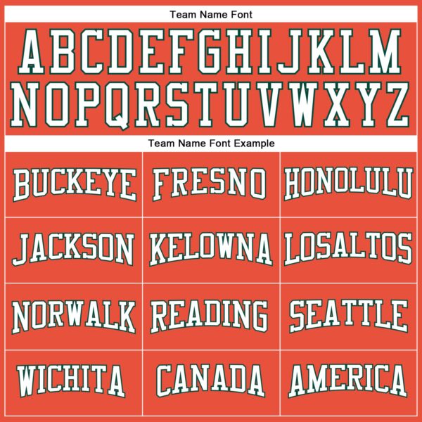 Custom Orange White-Green Authentic Throwback Basketball Jersey