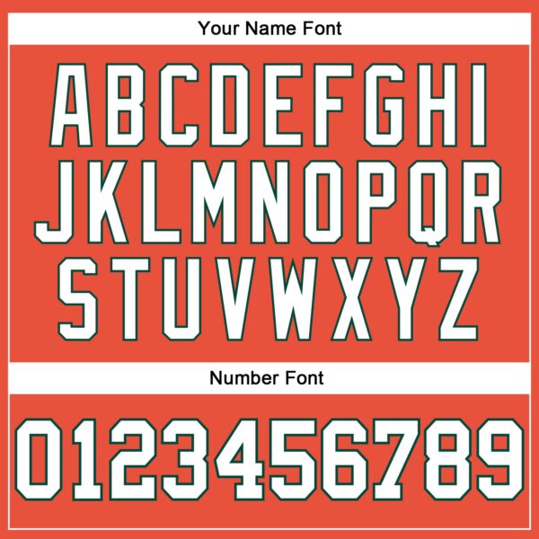 Custom Orange White-Green Authentic Throwback Basketball Jersey