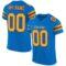 panther_blue_0001 Custom Panther Blue Gold-Red Mesh Authentic Football Jersey
