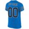 Custom Panther Blue Navy-White Mesh Authentic Football Jersey