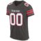 pewter_0001-2 Custom Pewter White-Red Mesh Authentic Football Jersey