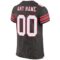 pewter_0001-3 Custom Pewter White-Red Mesh Authentic Football Jersey