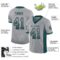 philadelphia_0056-1 Custom Light Gray Midnight Green-Black Drift Fashion Football Jersey