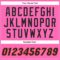 Custom Pink Black-Orange Authentic Throwback Basketball Jersey