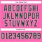 Custom Pink Green-White Authentic Throwback Basketball Jersey
