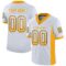 pittsburgh_0033 Custom White Gold-Black Drift Fashion Football Jersey