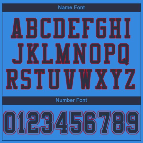 powder_blue_0001-4 Custom Powder Blue Navy-Red Mesh Authentic Football Jersey