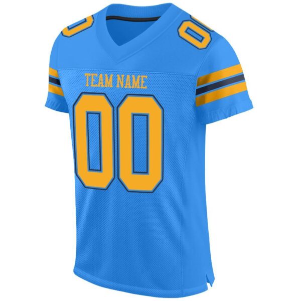 powder_blue_0004-2 Custom Powder Blue Gold-Navy Mesh Authentic Football Jersey