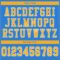 Custom Powder Blue Gold-White Mesh Authentic Football Jersey