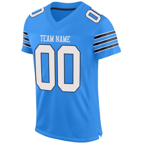 powder_blue_0012-2 Custom Powder Blue White-Navy Mesh Authentic Football Jersey