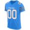 powder_blue_0012-2 Custom Powder Blue White-Navy Mesh Authentic Football Jersey