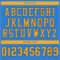 Custom Powder Blue Gold-Navy Mesh Authentic Football Jersey