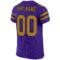 purple_0004-3 Custom Purple Old Gold-Black Mesh Authentic Football Jersey