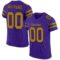 purple_0004 Custom Purple Old Gold-Black Mesh Authentic Football Jersey
