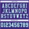 Custom Purple White-Aqua Mesh Authentic Football Jersey