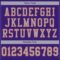 purple_0011-4 Custom Purple Gray-Orange Mesh Authentic Football Jersey