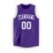 Custom Purple White Round Neck Basketball Jersey