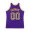 Custom Purple Camo-Gold Authentic Throwback Basketball Jersey