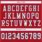 Custom Red White-Navy Mesh Authentic Football Jersey