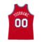 Custom Red White-Royal Authentic Throwback Basketball Jersey