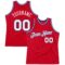 Custom Red White-Royal Authentic Throwback Basketball Jersey