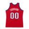 Custom Red White-Royal Authentic Throwback Basketball Jersey