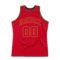 Custom Red Red-Old Gold Authentic Throwback Basketball Jersey