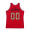 Custom Red Camo-Black Authentic Throwback Basketball Jersey