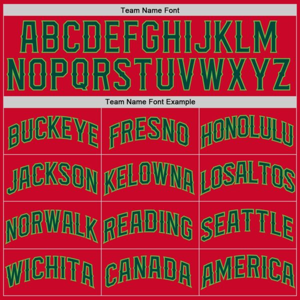 Custom Red Hunter Green-Neon Green Authentic Throwback Basketball Jersey