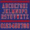 royal_0007-4 Custom Royal Red-White Mesh Authentic Football Jersey