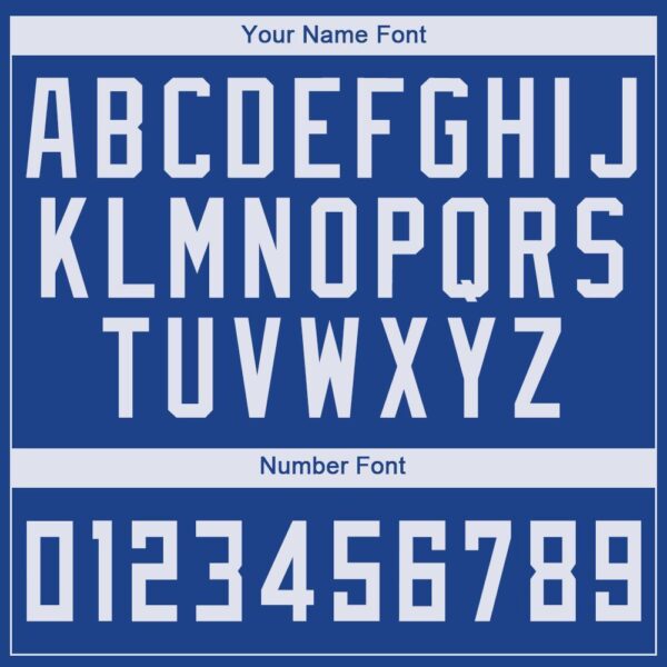 Custom Royal White V-Neck Basketball Jersey