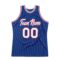 Custom Royal White-Red Authentic Throwback Basketball Jersey