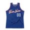 Custom Royal White-Red Authentic Throwback Basketball Jersey
