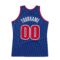 Custom Royal Red-White Authentic Throwback Basketball Jersey