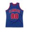 Custom Royal Red-White Authentic Throwback Basketball Jersey