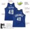Custom Royal White-Light Blue Authentic Throwback Basketball Jersey