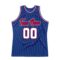 Custom Royal White-Red Authentic Throwback Basketball Jersey