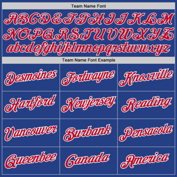 Custom Royal Red-White Authentic Throwback Basketball Jersey