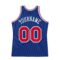 Custom Royal Red-White Authentic Throwback Basketball Jersey