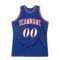 Custom Royal White-Red Authentic Throwback Basketball Jersey