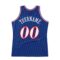 Custom Royal White-Red Authentic Throwback Basketball Jersey
