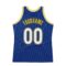 Custom Royal White-Gold Authentic Throwback Basketball Jersey