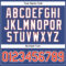 Custom Royal White Pinstripe Orange-White Authentic Basketball Jersey