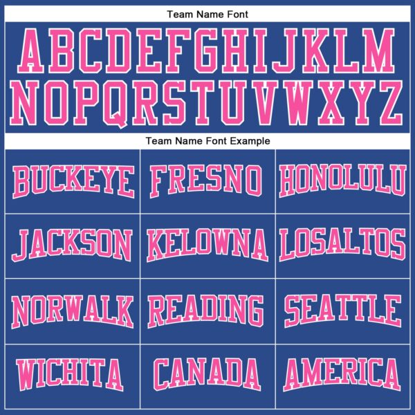 Custom Royal Pink-White Authentic Throwback Basketball Jersey