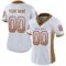 san_fr_0046 Custom White Old Gold-Red Drift Fashion Football Jersey