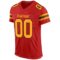 scarlet_0003-2 Custom Scarlet Gold-Black Mesh Authentic Football Jersey