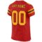 scarlet_0003-3 Custom Scarlet Gold-Black Mesh Authentic Football Jersey