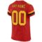 scarlet_0014-2 Custom Scarlet Gold-Black Mesh Authentic Football Jersey