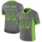 seattle_0049 Custom Gray Neon Green-Navy Drift Fashion Football Jersey